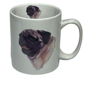 Bow Wow Meows Pug Ceramic Coffee Cup Mug Pug Attributes